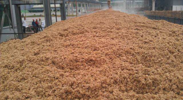 酒糟烘干機的原料酒糟