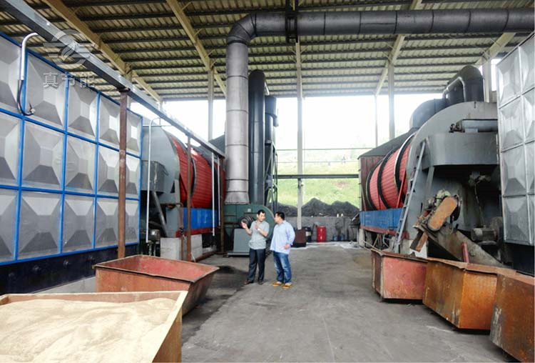 真節能低溫藥渣烘干機現場 真節能低溫藥渣烘干機現場