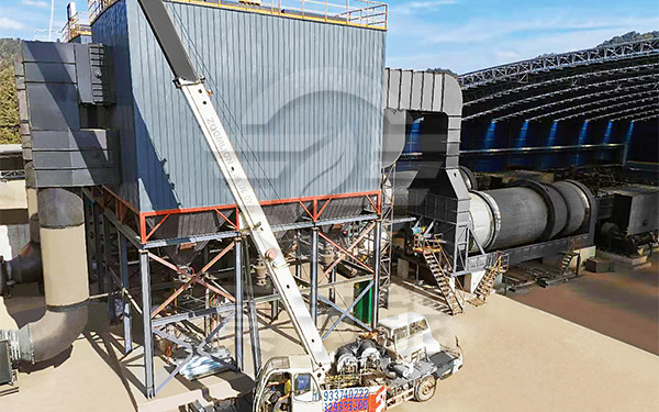 木薯渣烘干設備安裝現場 木薯渣烘干設備安裝現場