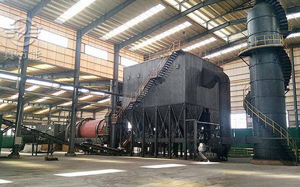 薯渣烘干機運行現場 薯渣烘干機運行現場